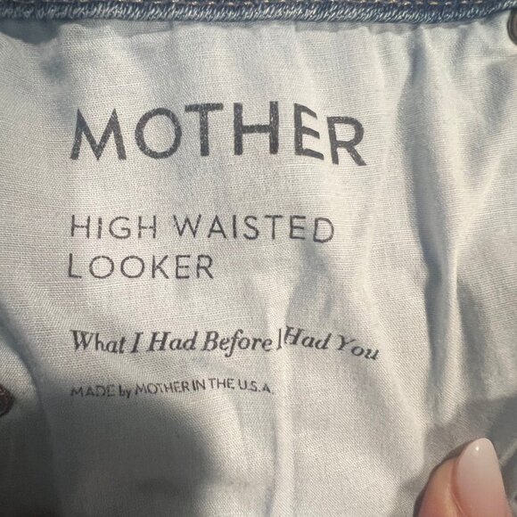 MOTHER Denim - High Waisted Looker - Wash, What I had before I had you - Size 28 - Picture 6 of 6
